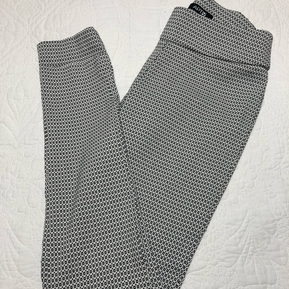 Black and White Plaid Pants